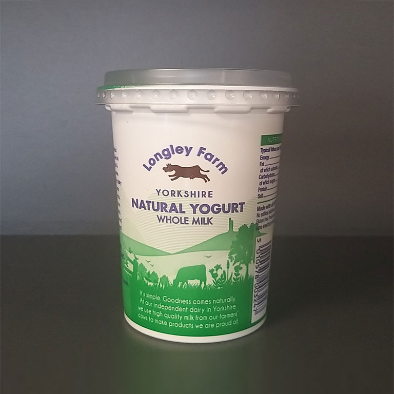 Longley Farm 450g Natural Yoghurt
