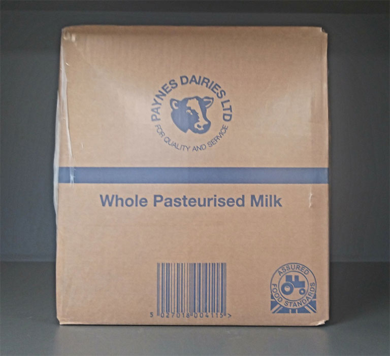 3 Gallon Whole Pasteurised Milk Pergal